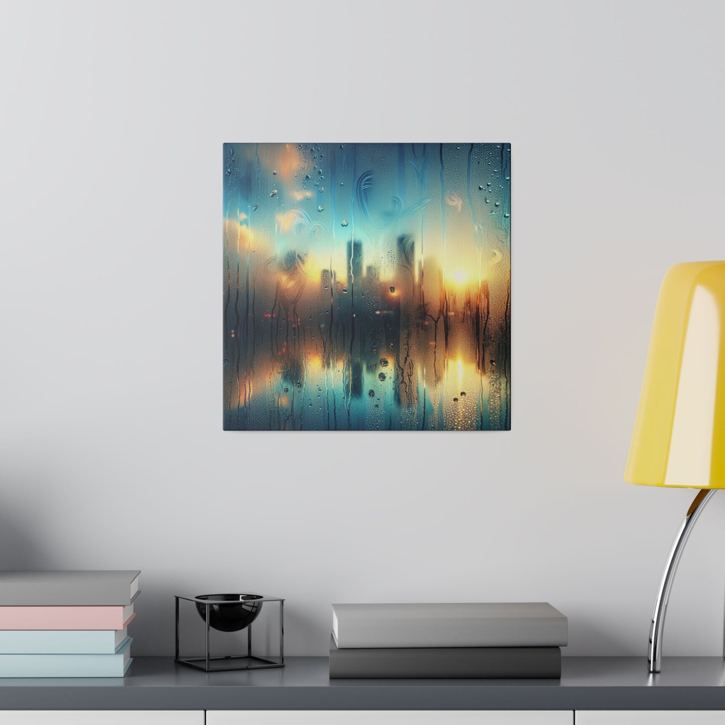 Retro Visions: A City - Canvas