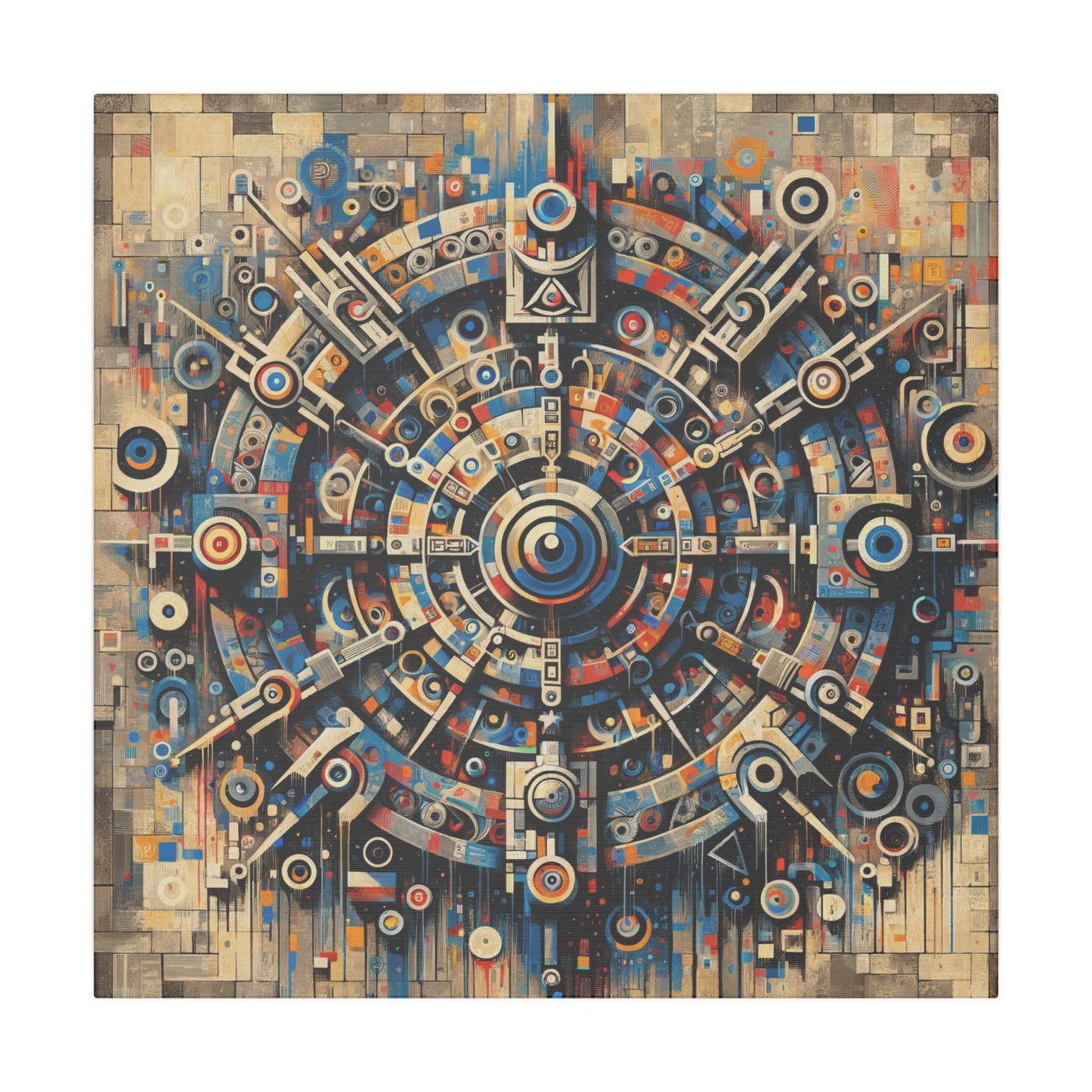Geometric Symphony - Canvas