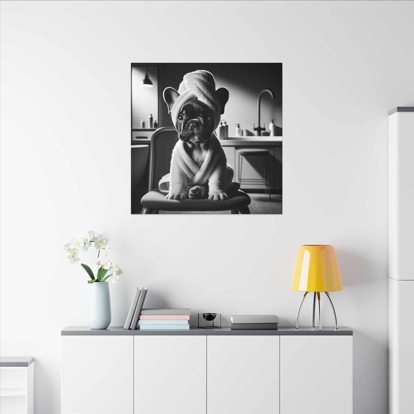 French Bull Dog Spa Experience - Canvas