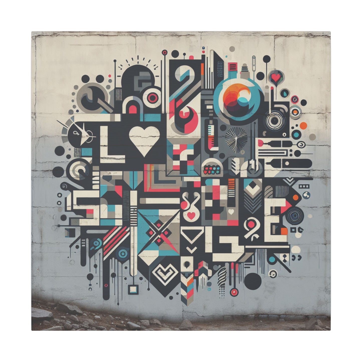 Love is a River - Canvas