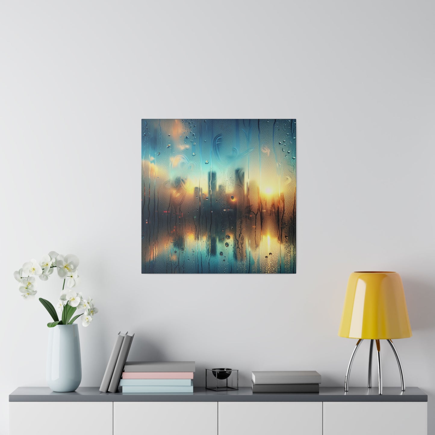 Retro Visions: A City - Canvas
