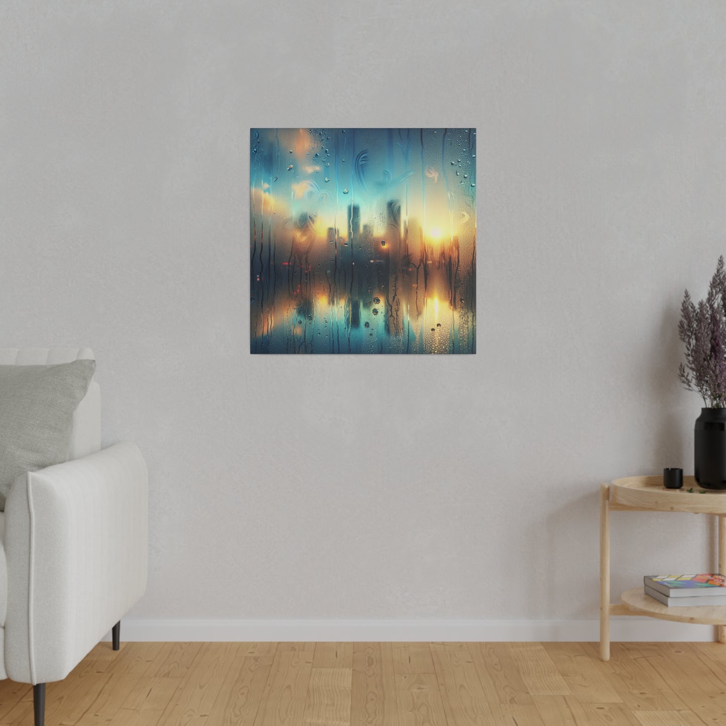 Retro Visions: A City - Canvas