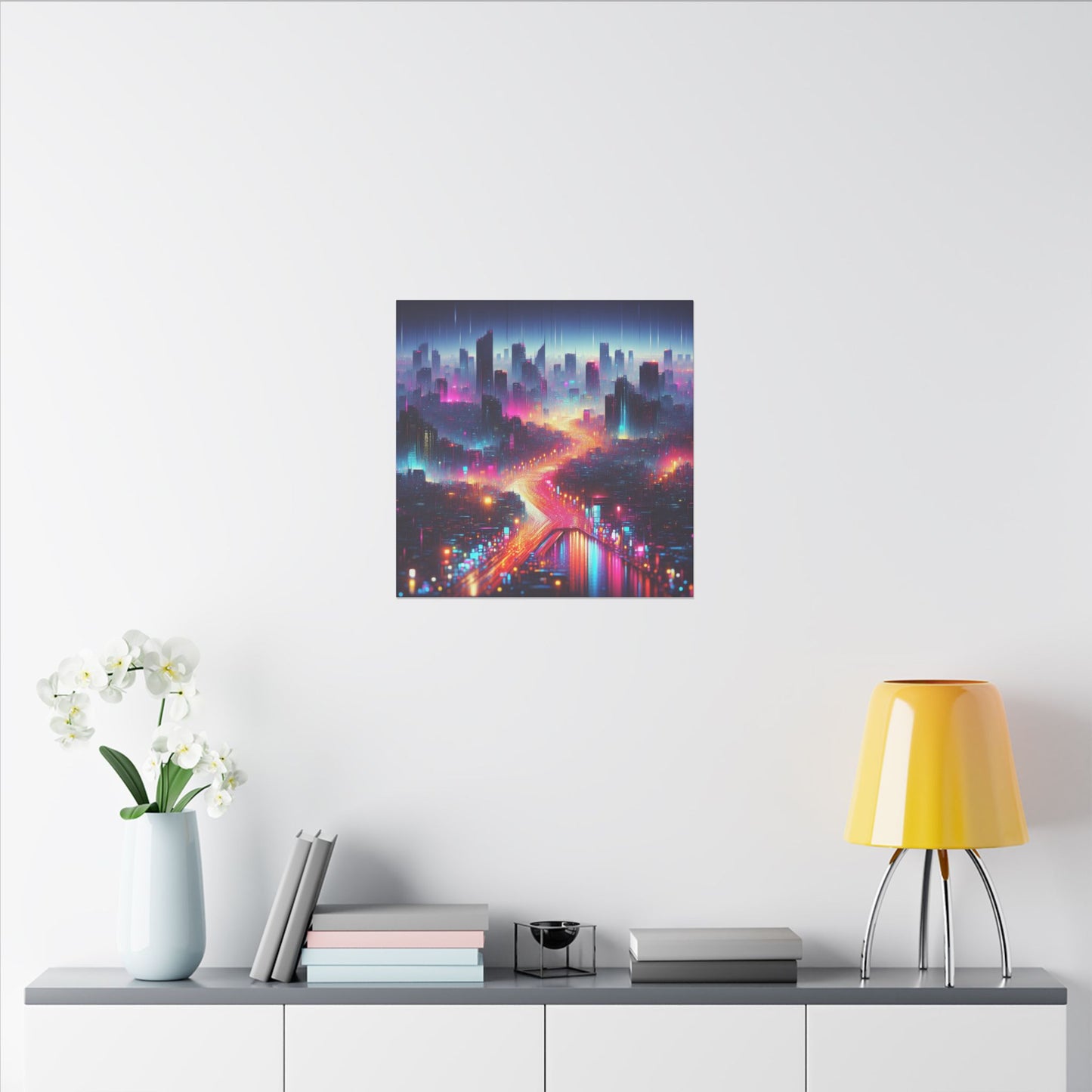 Neon Dreamscapes - Canvas