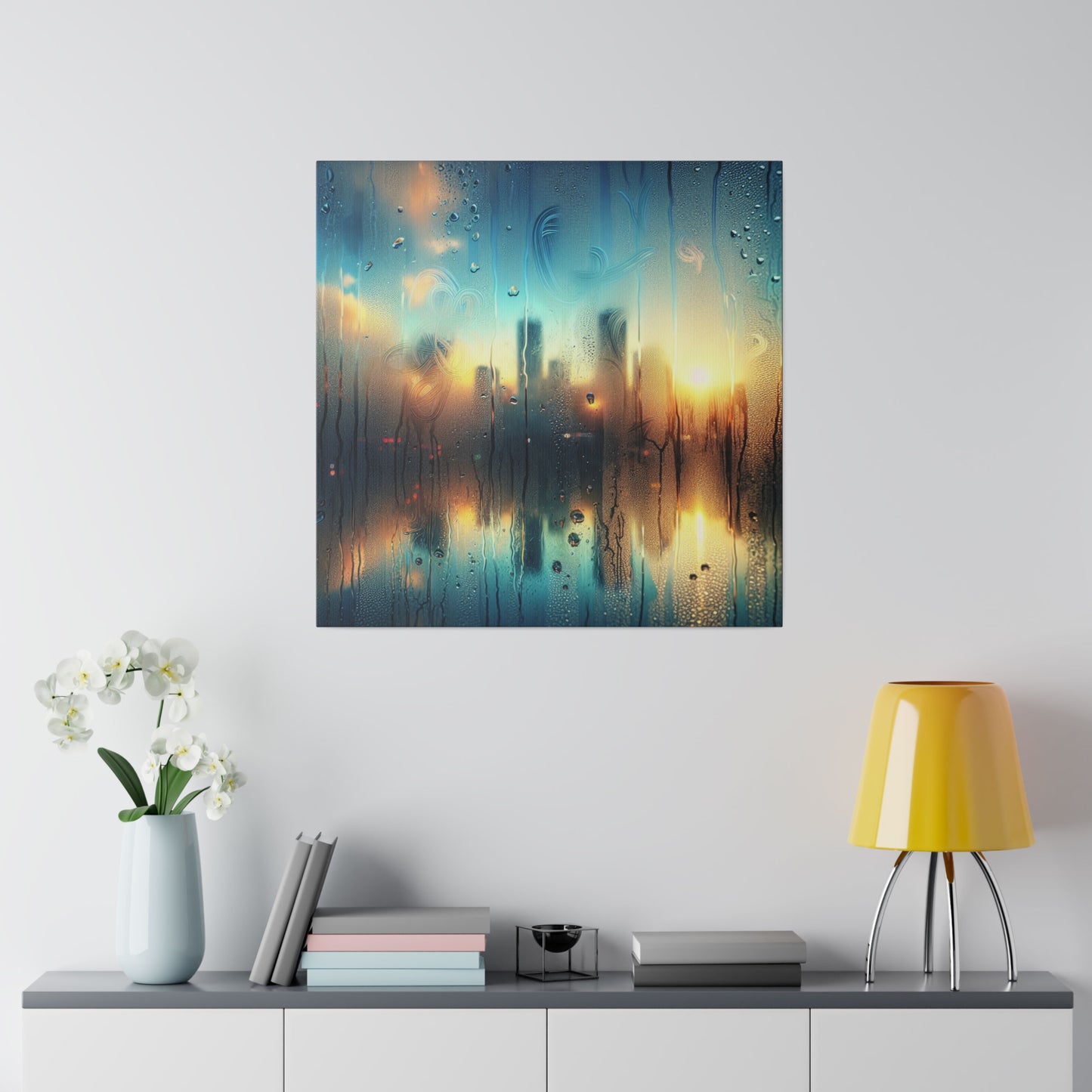 Retro Visions: A City - Canvas