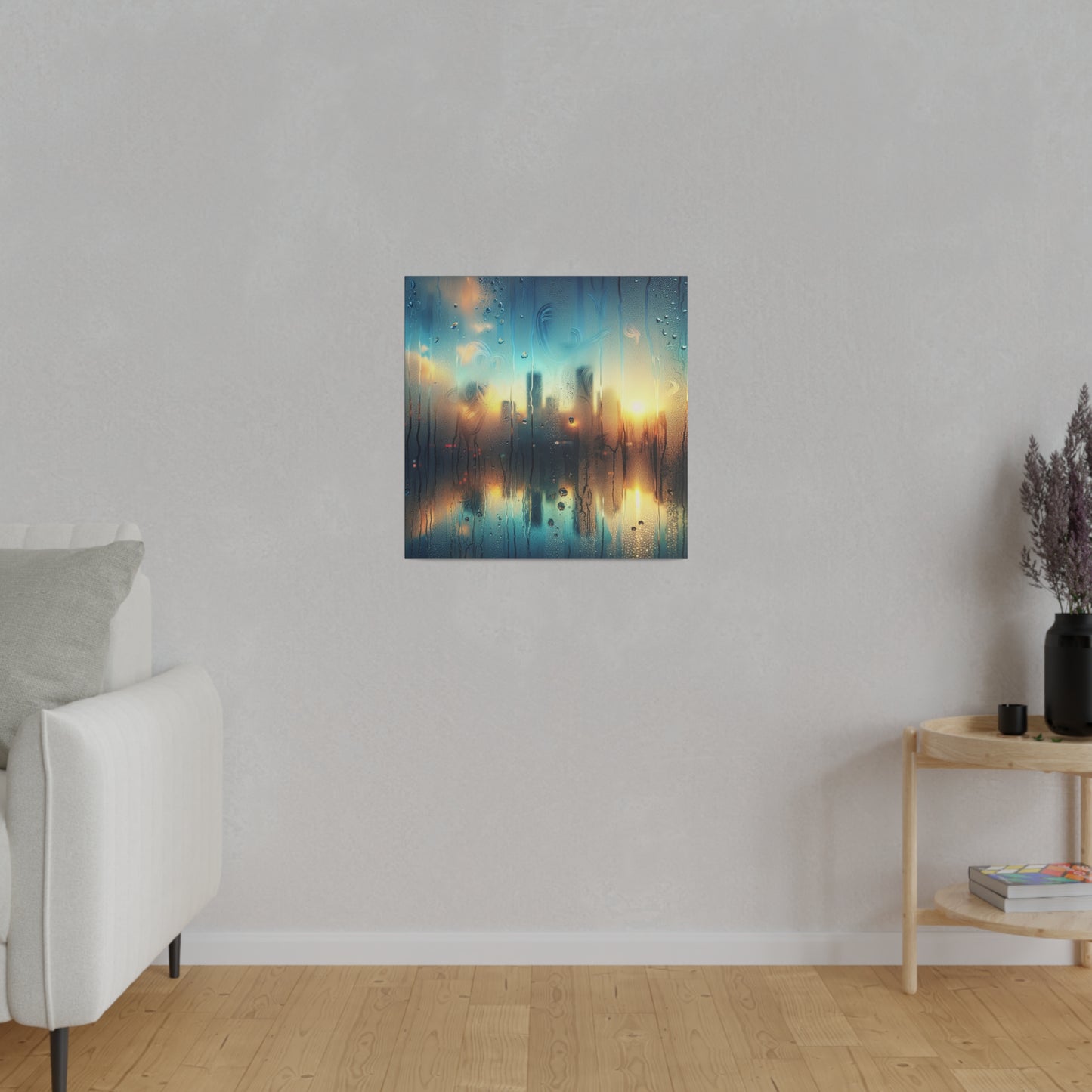 Retro Visions: A City - Canvas