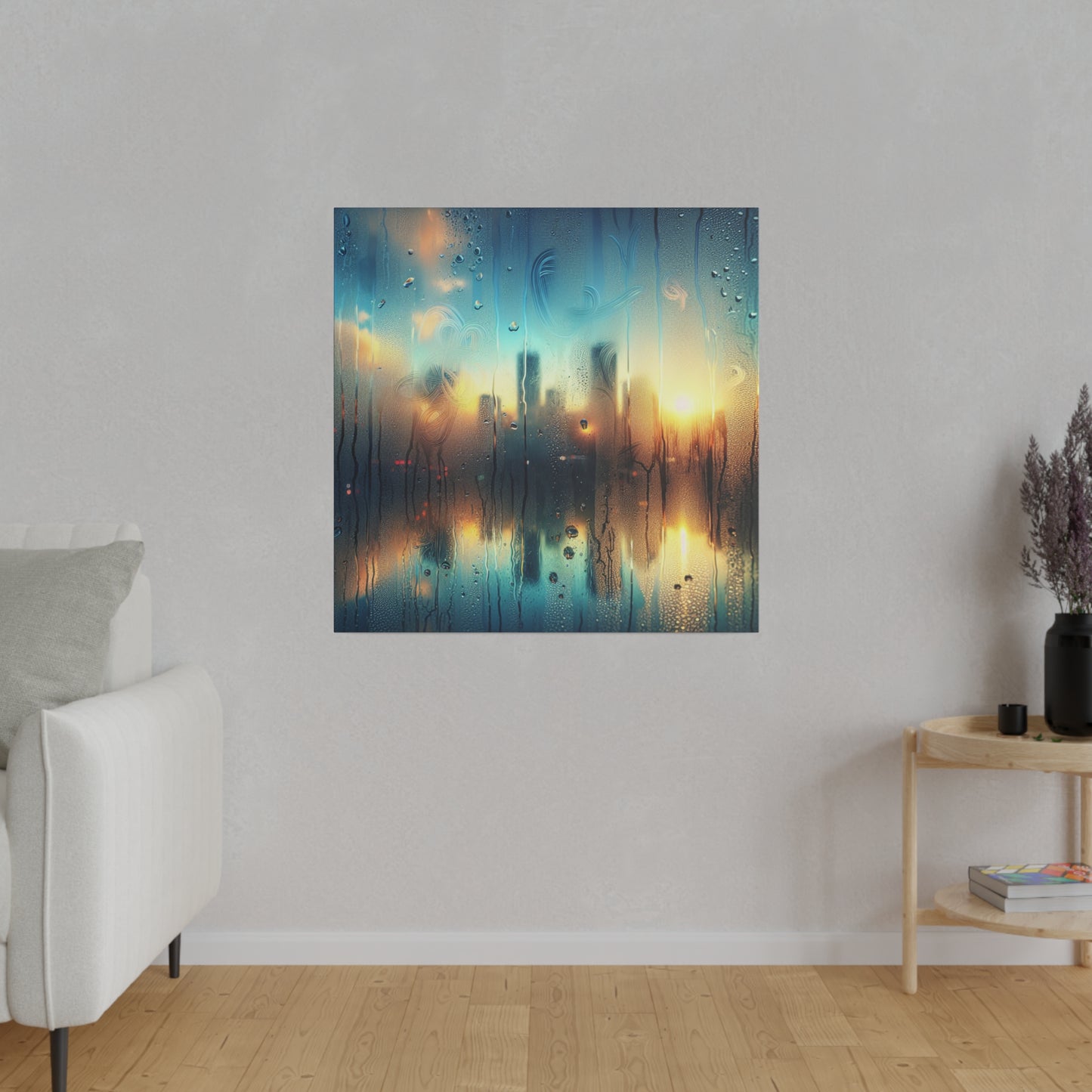Retro Visions: A City - Canvas