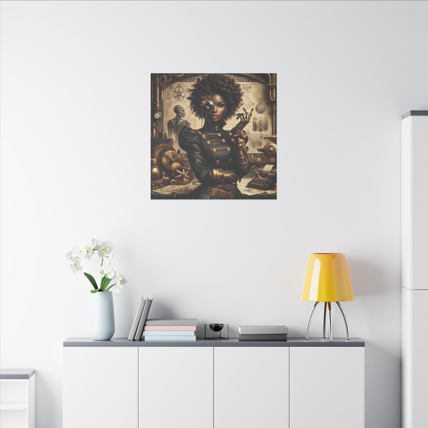The Clockwork Visionary - Canvas