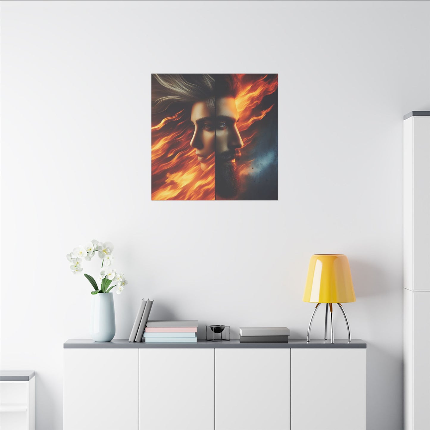 Dual Flame - Canvas