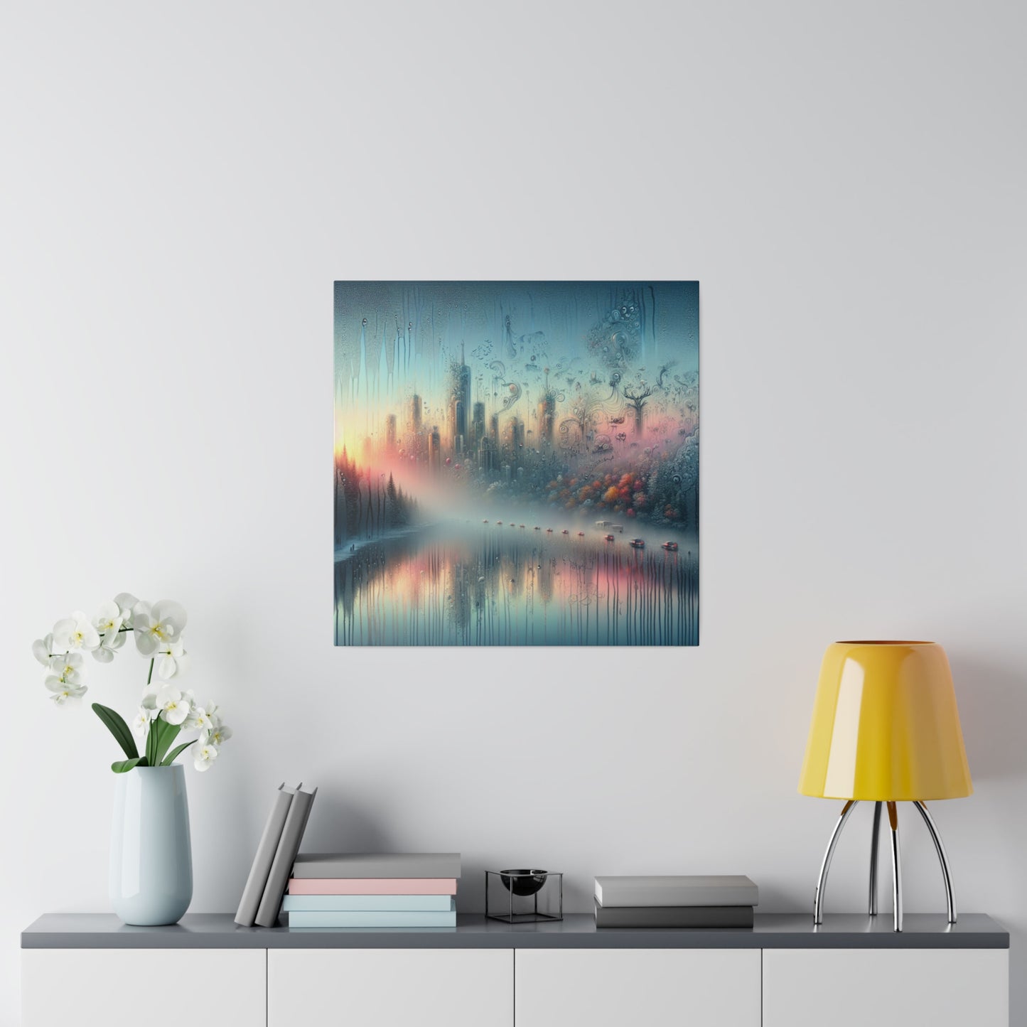 Retro Radiance - Canvas