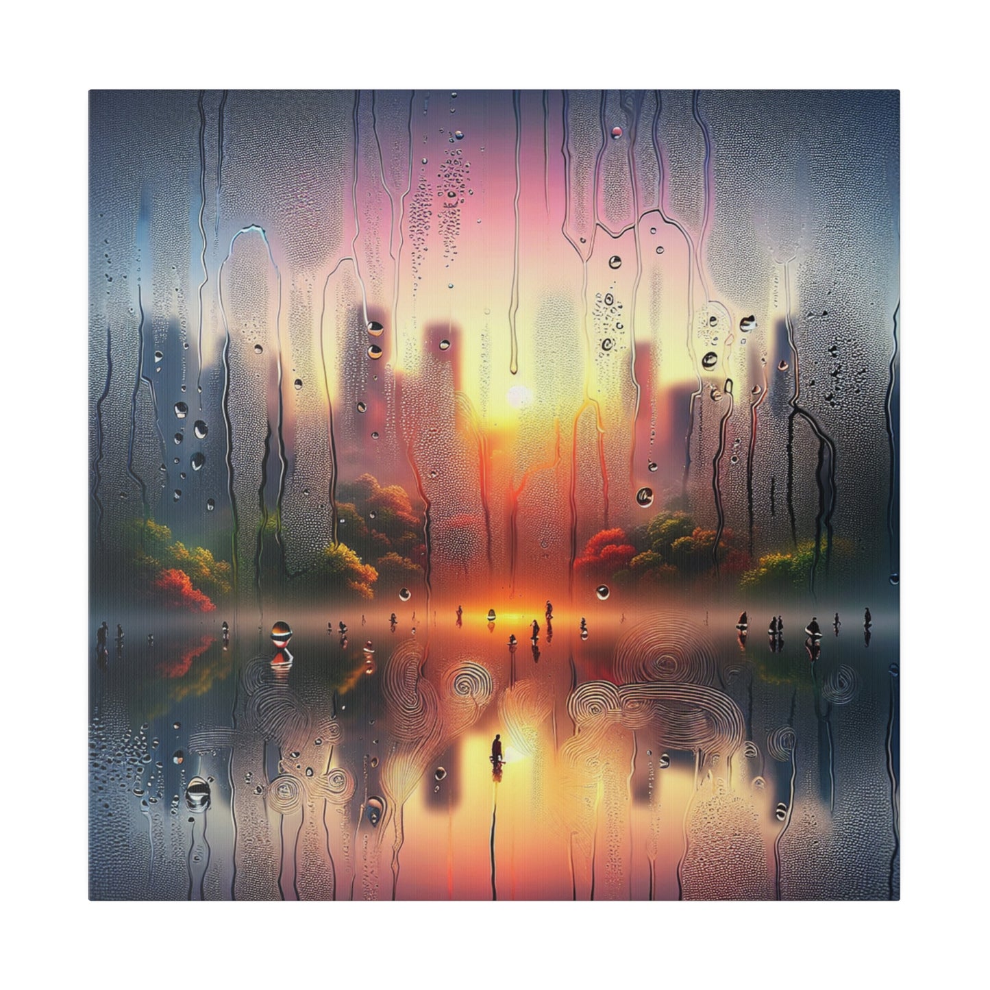Nostalgic Neon Dreams - Canvas