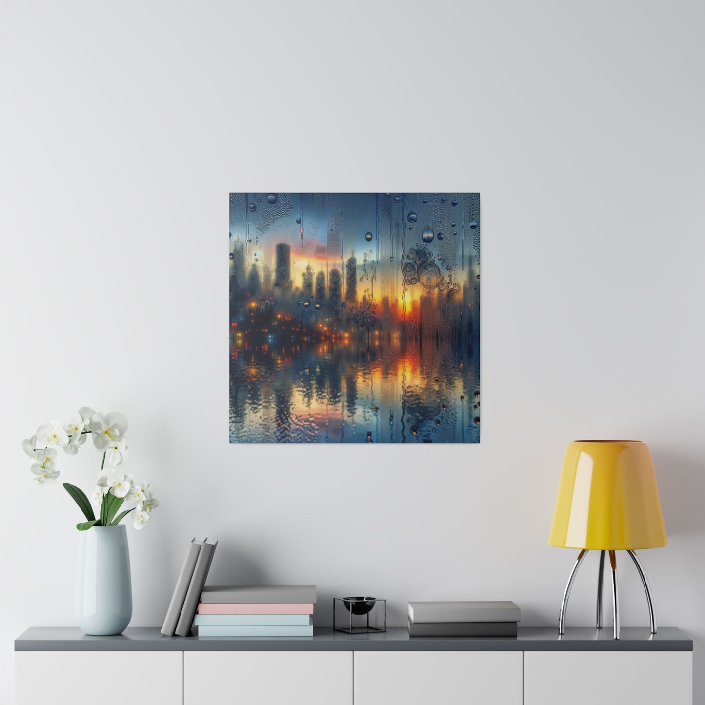 Retro Reverie: A Digital Ode - Canvas