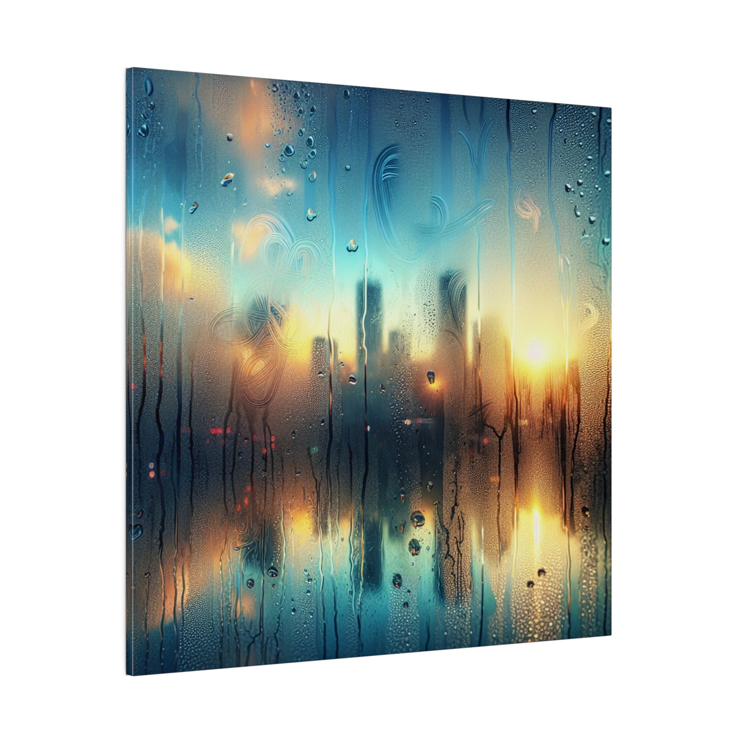 Retro Visions: A City - Canvas