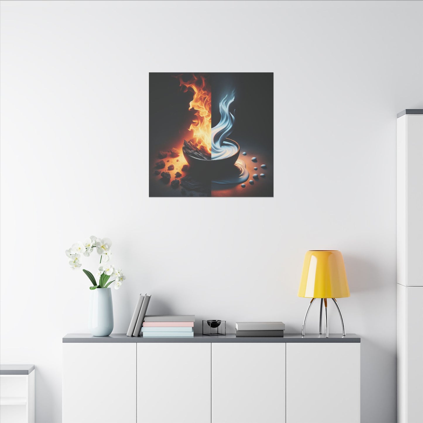 Fire & Ice - Canvas