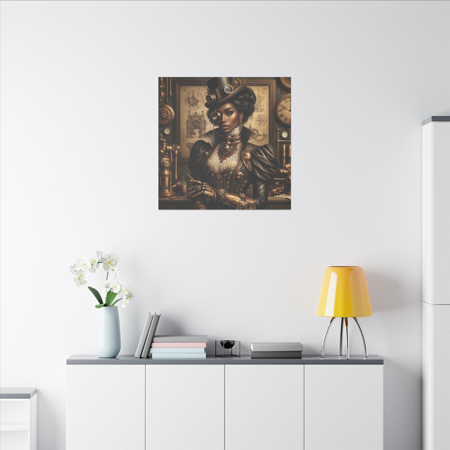 The Mechanized Muse - Canvas