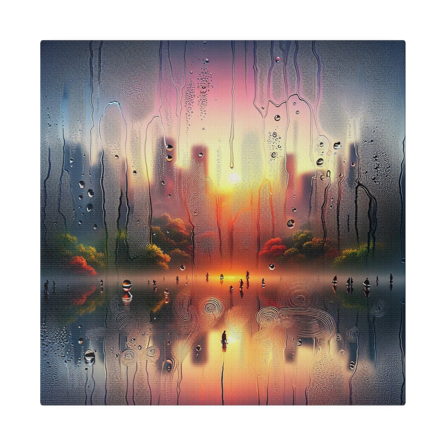 Nostalgic Neon Dreams - Canvas