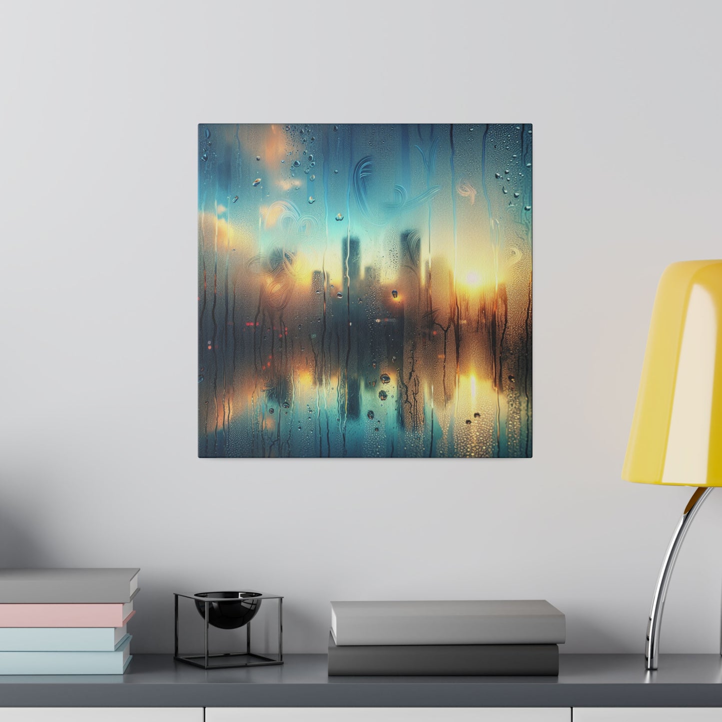 Retro Visions: A City - Canvas
