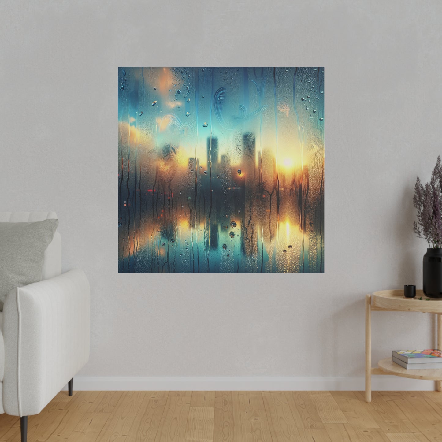 Retro Visions: A City - Canvas