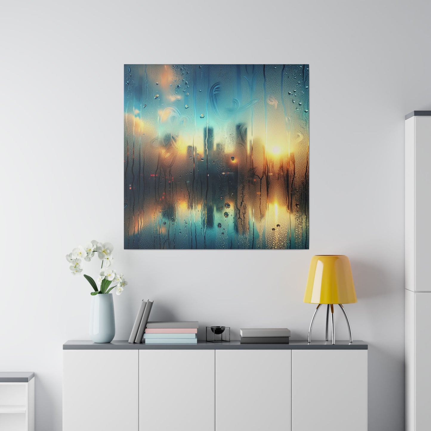 Retro Visions: A City - Canvas