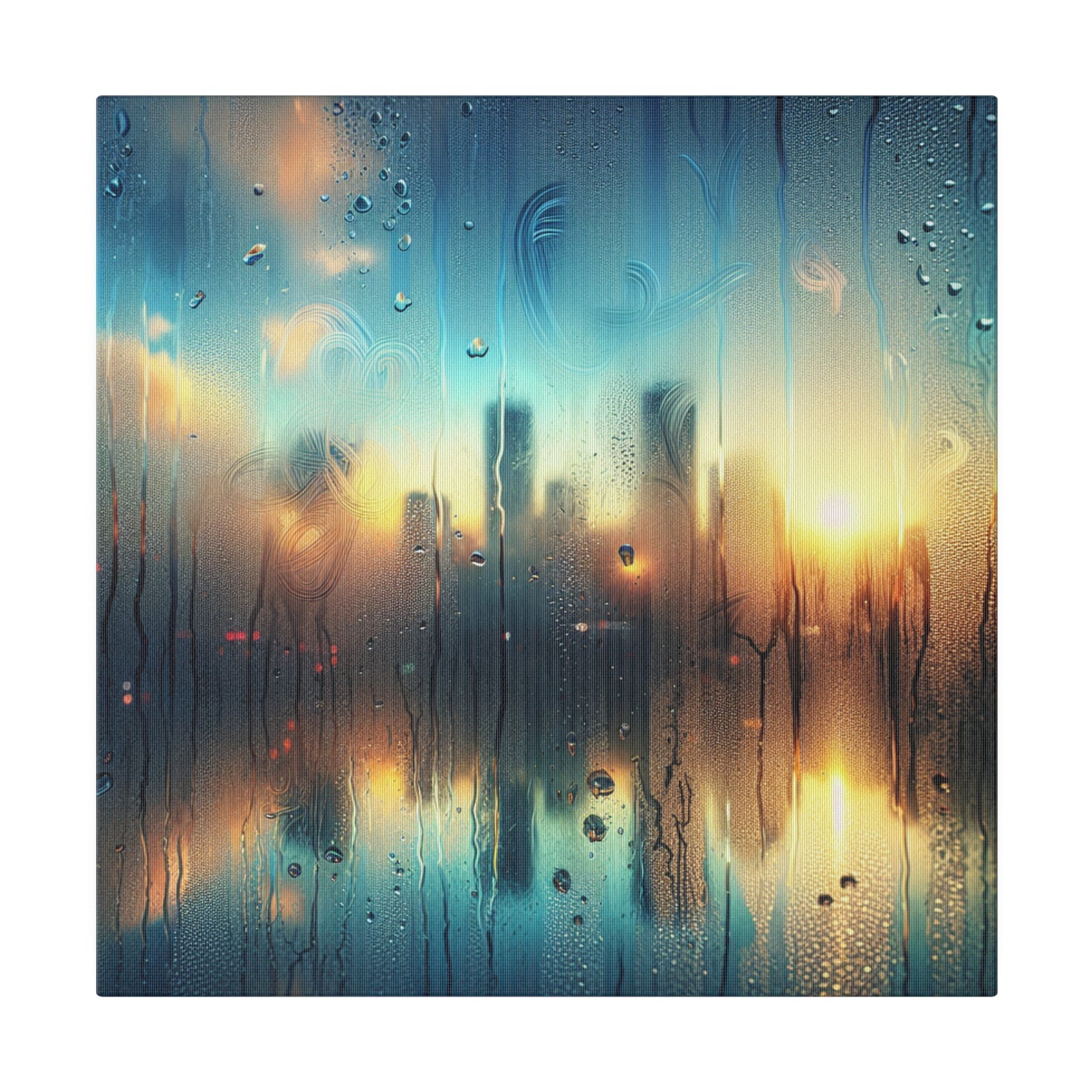 Retro Visions: A City - Canvas
