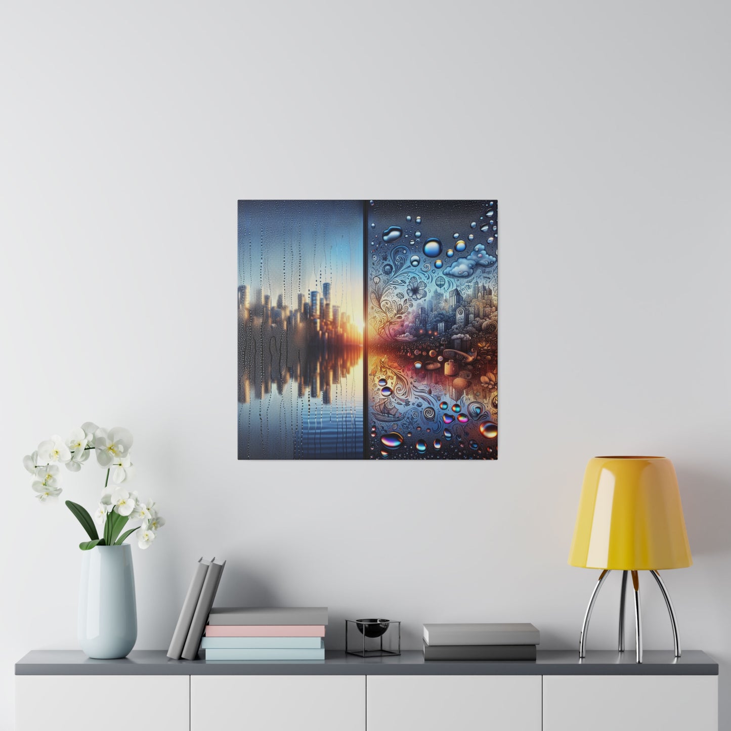 Retro Reverie: Split - Canvas