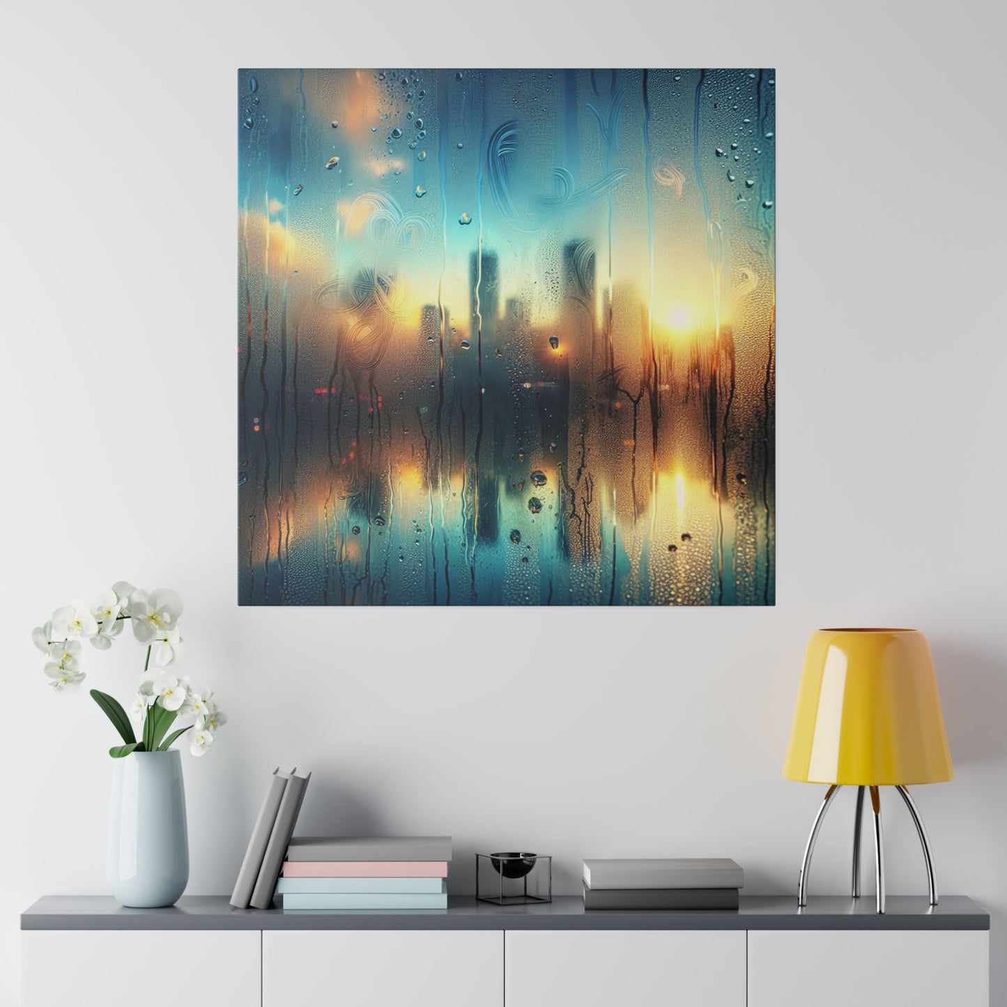 Retro Visions: A City - Canvas