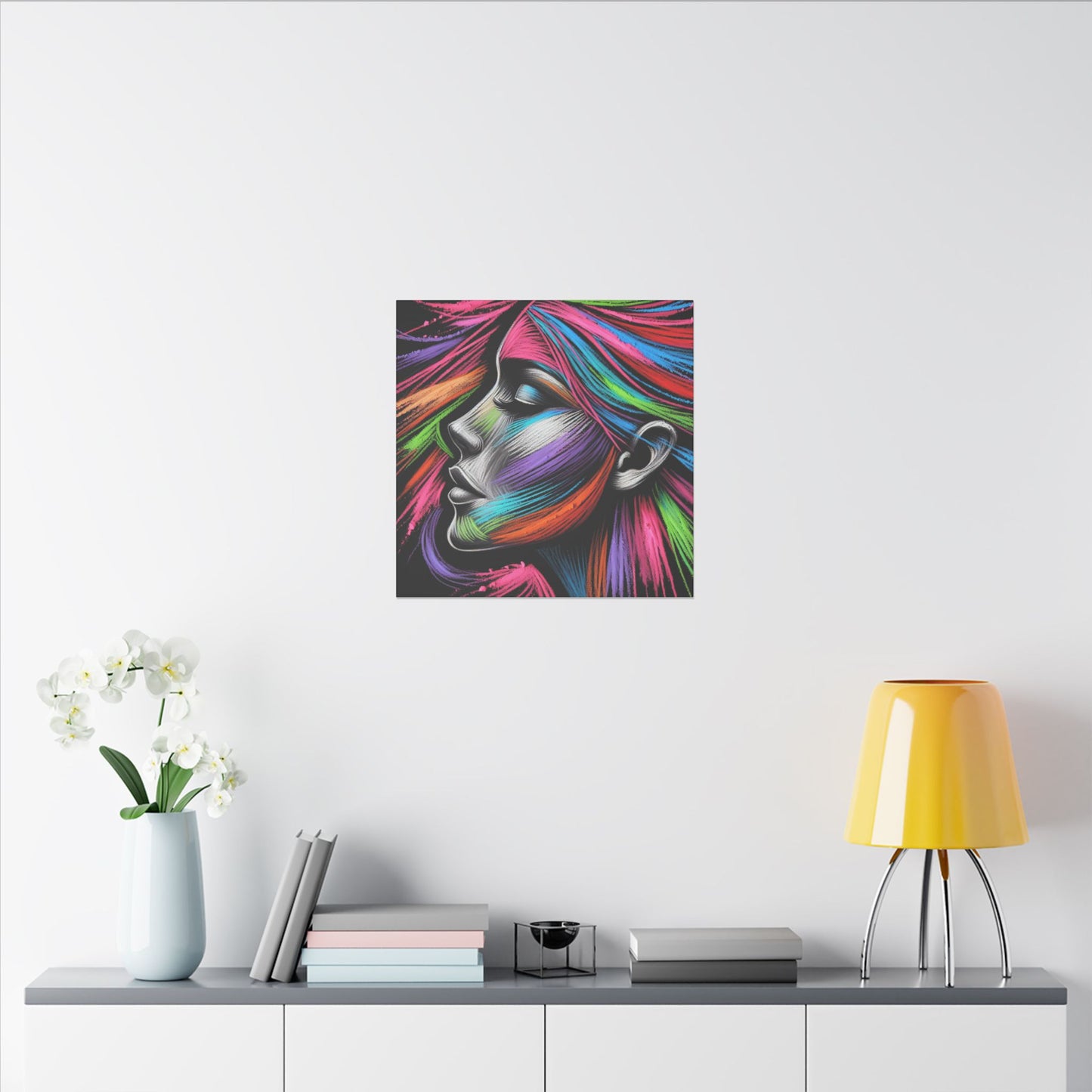 Lady in Pink - Canvas