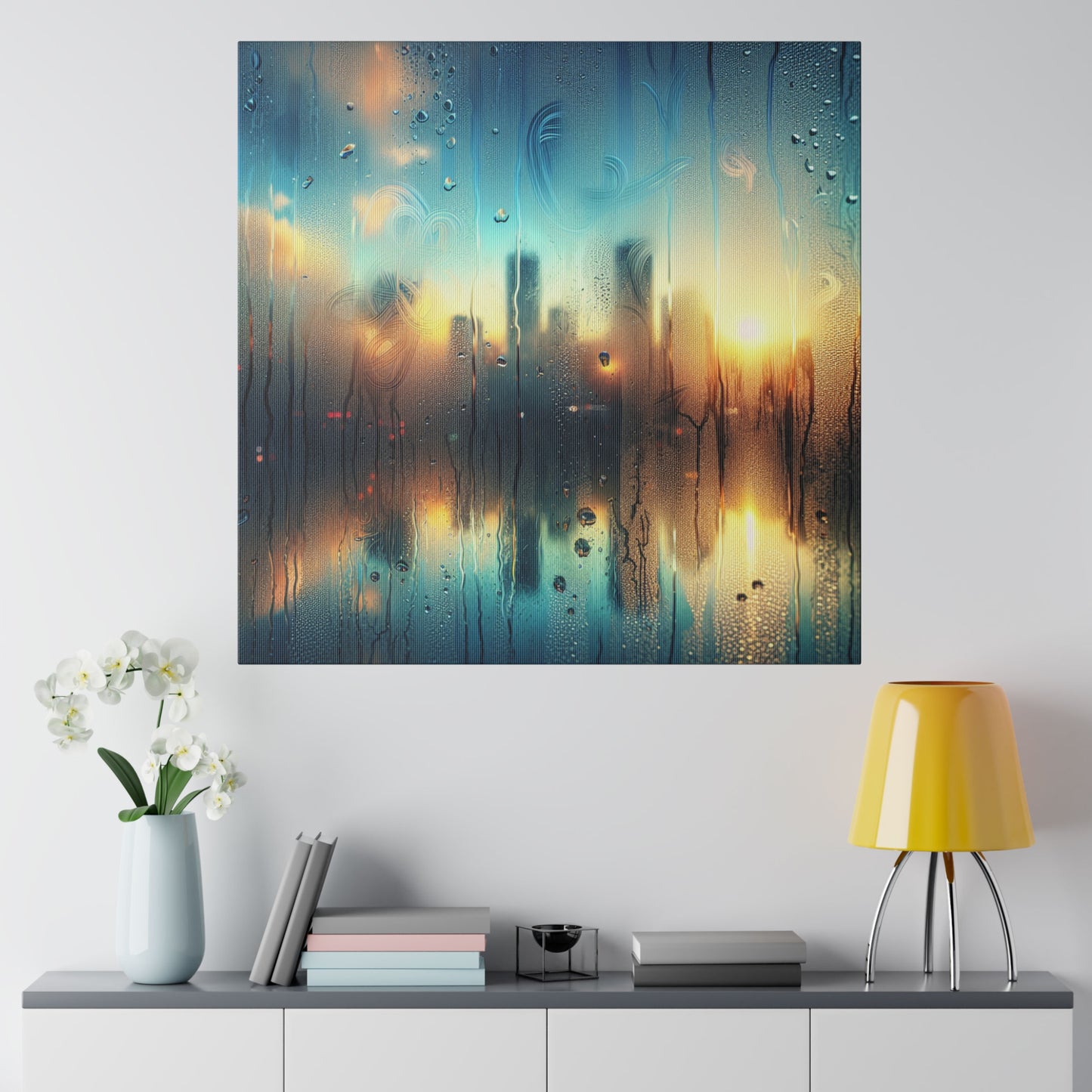 Retro Visions: A City - Canvas