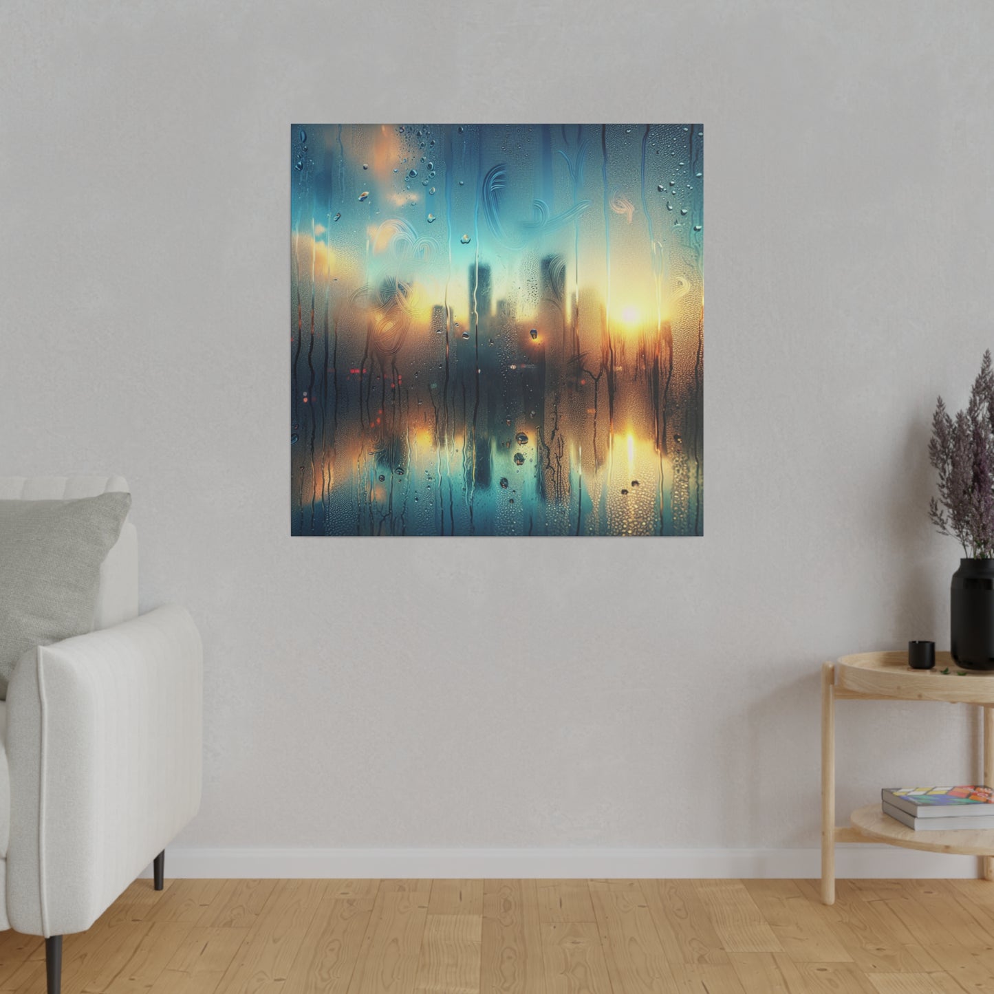 Retro Visions: A City - Canvas