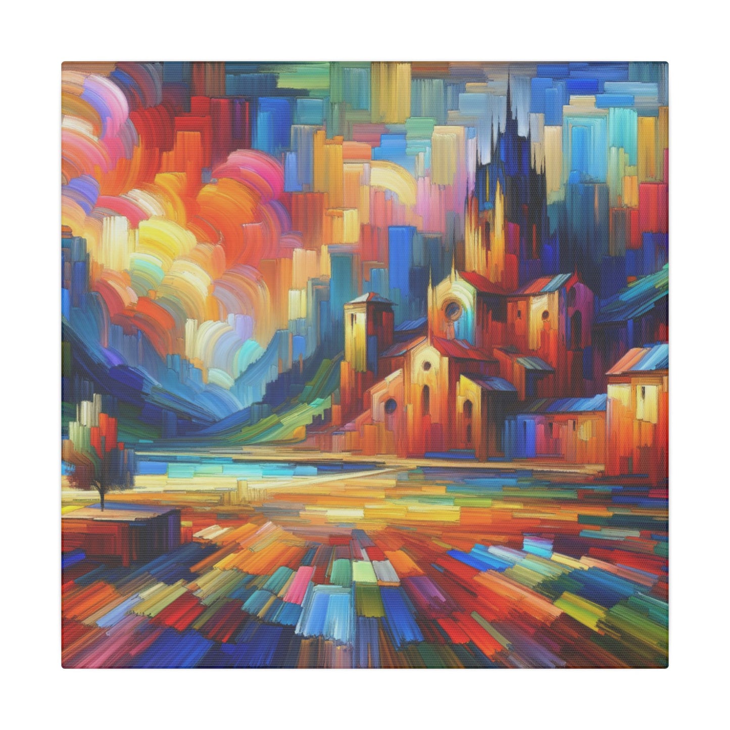 Little Town - Canvas