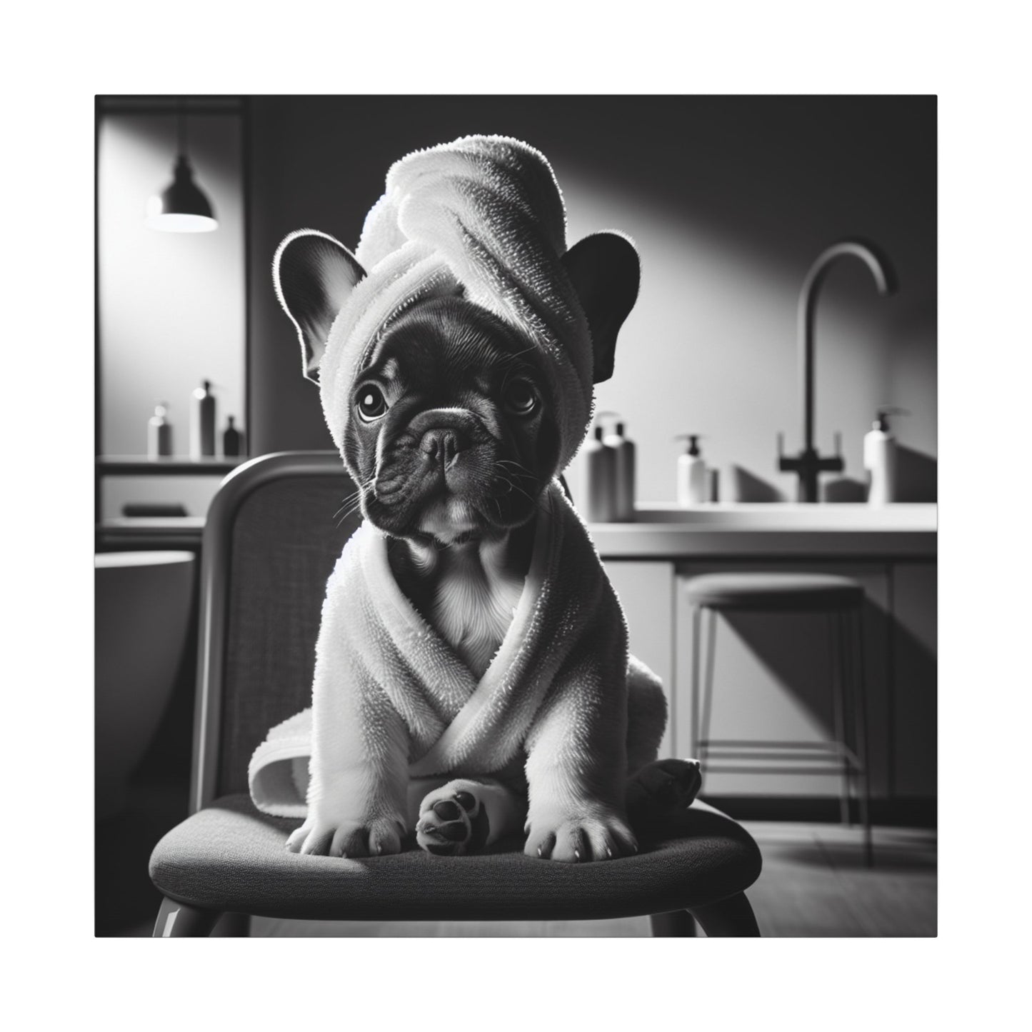 French Bull Dog Spa Experience - Canvas