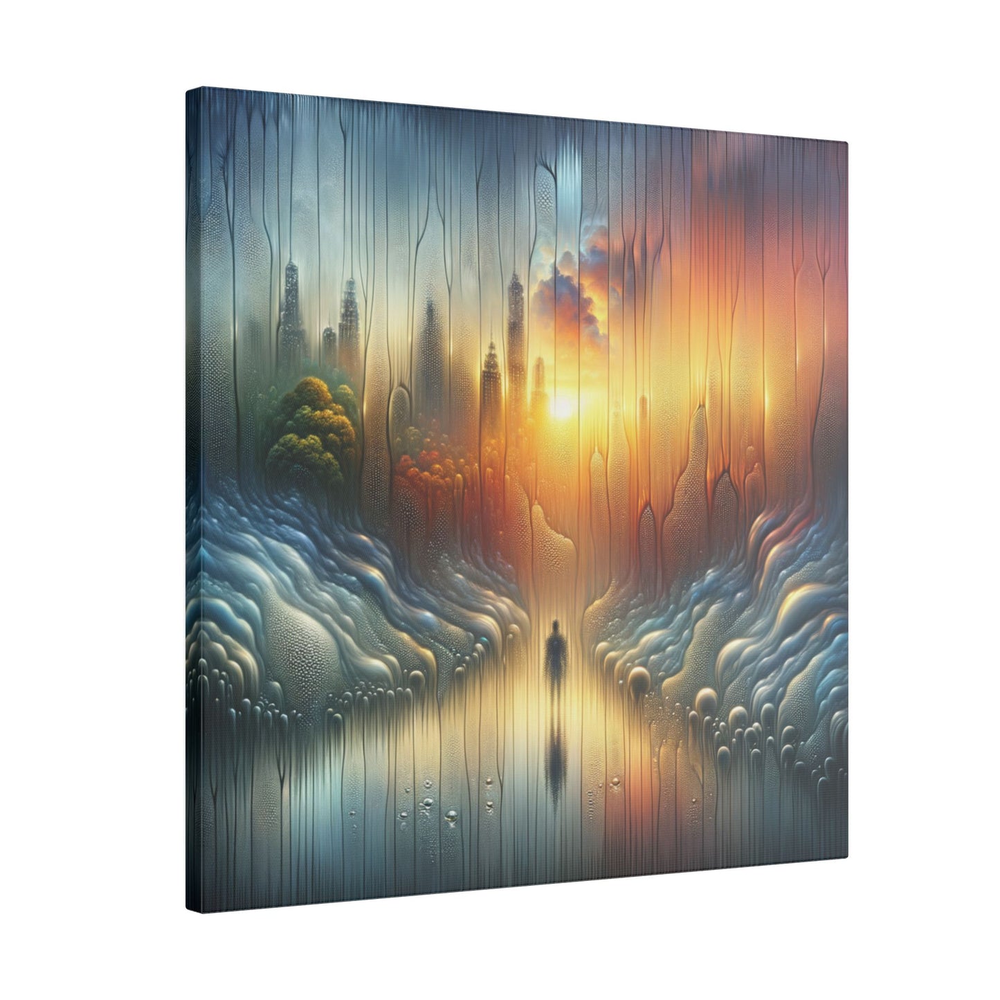 Whispers Through the Glass - Canvas