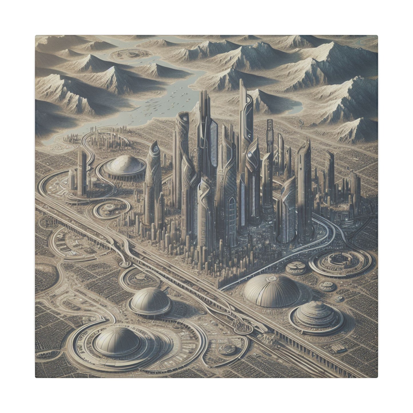 Cartographia Prime - Canvas