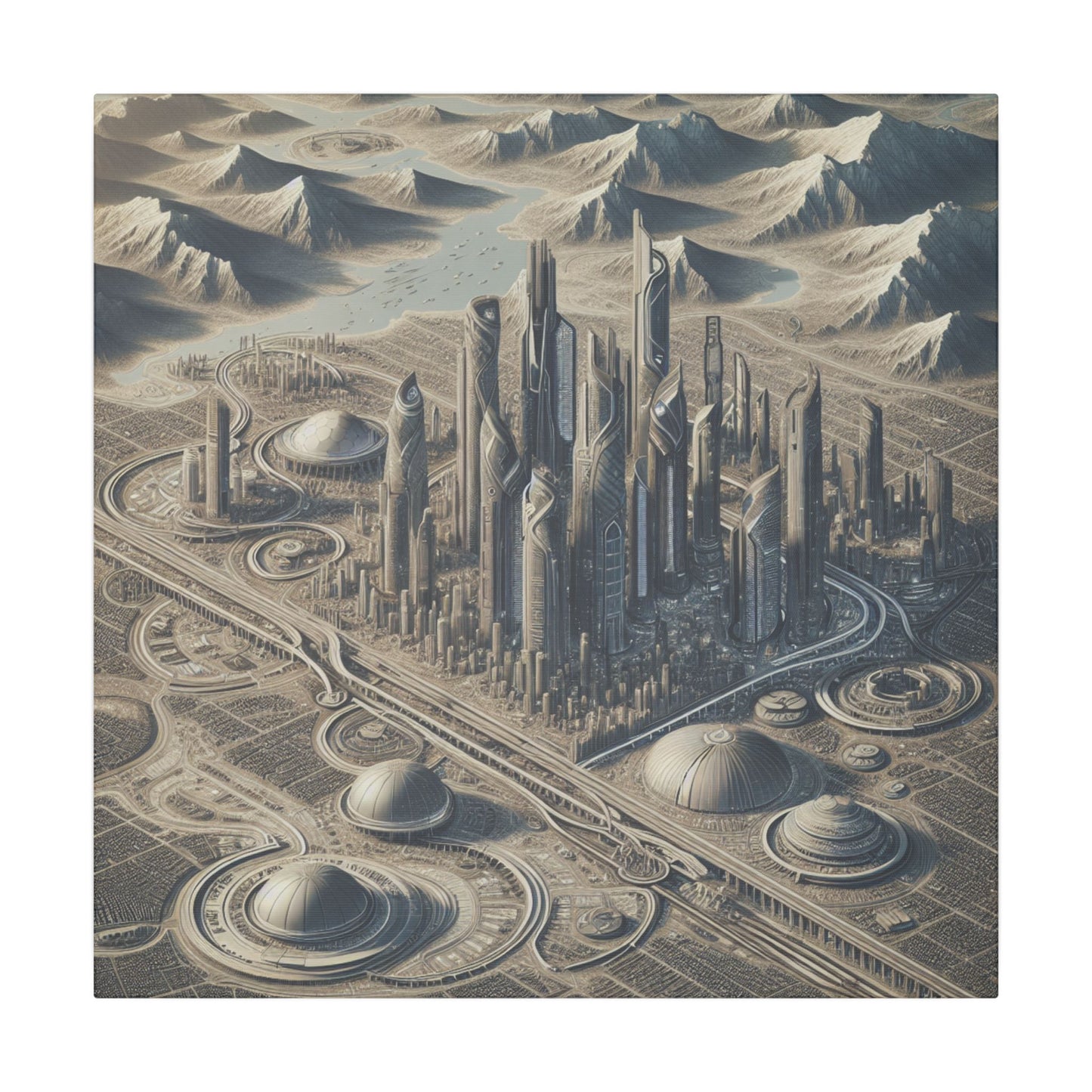 Cartographia Prime - Canvas