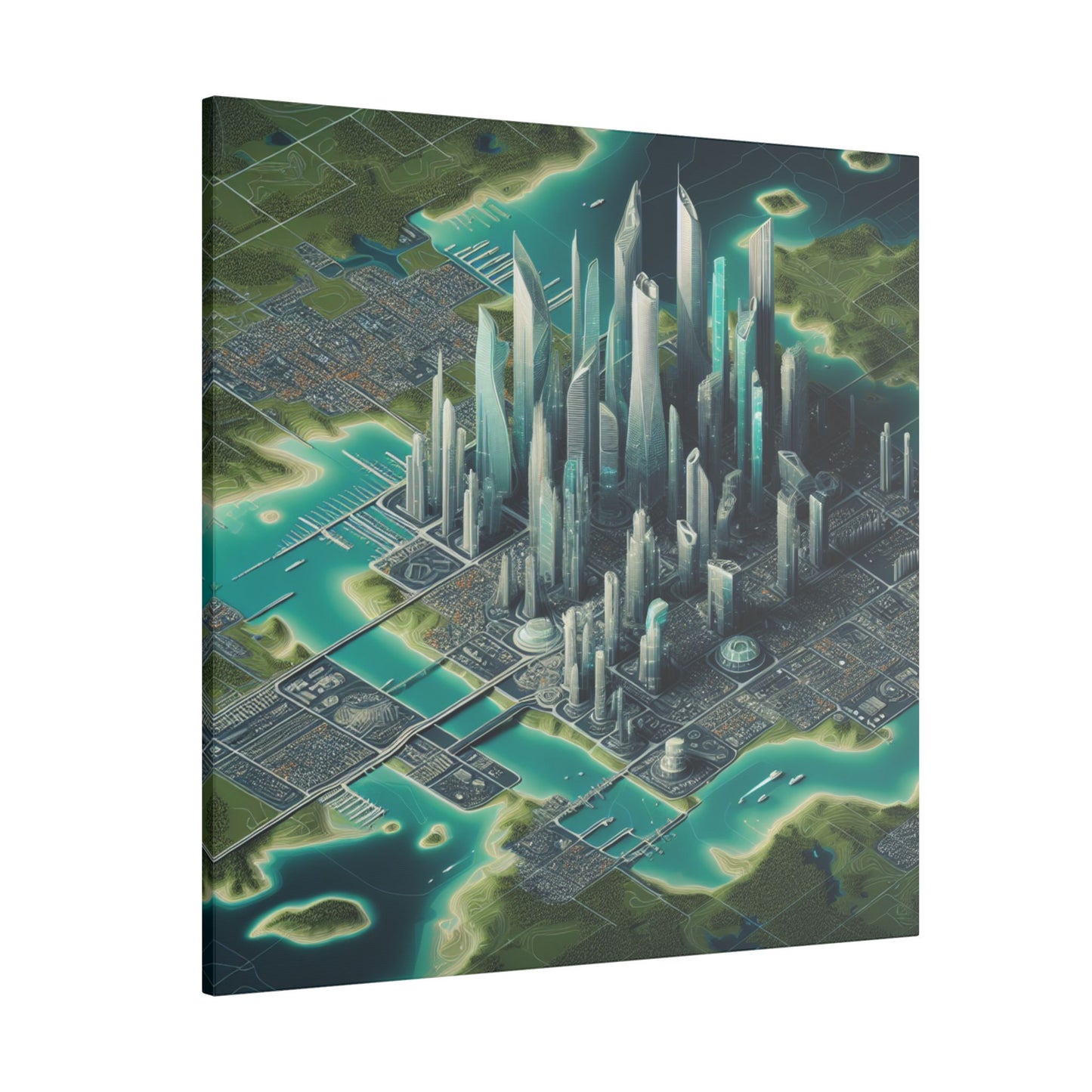 Cartogropolis 2000 - Canvas