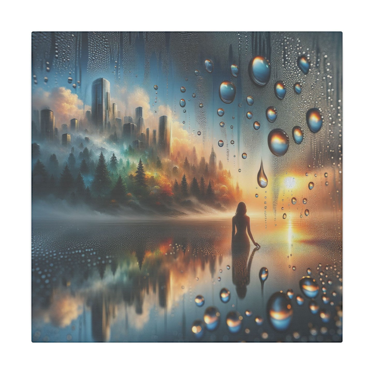Lady in the Water - Canvas