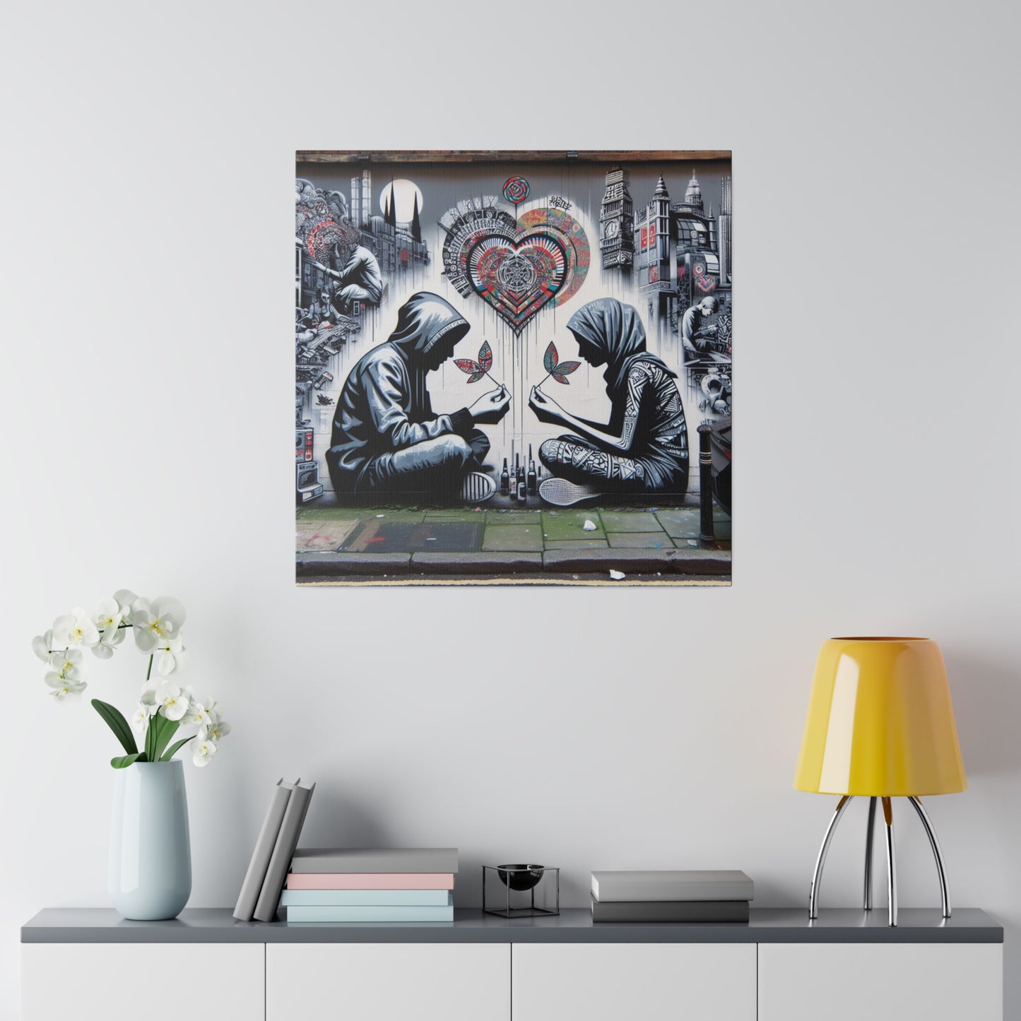 Neon Dreams of the 90s - Canvas