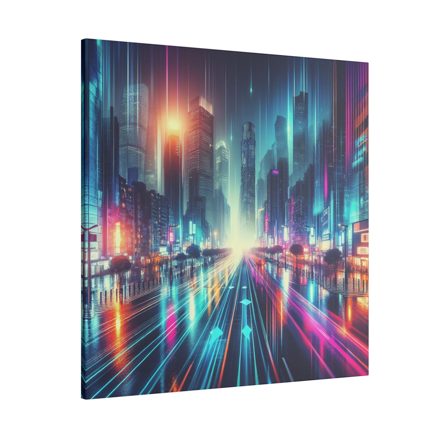 Neon Nostalgia - Canvas