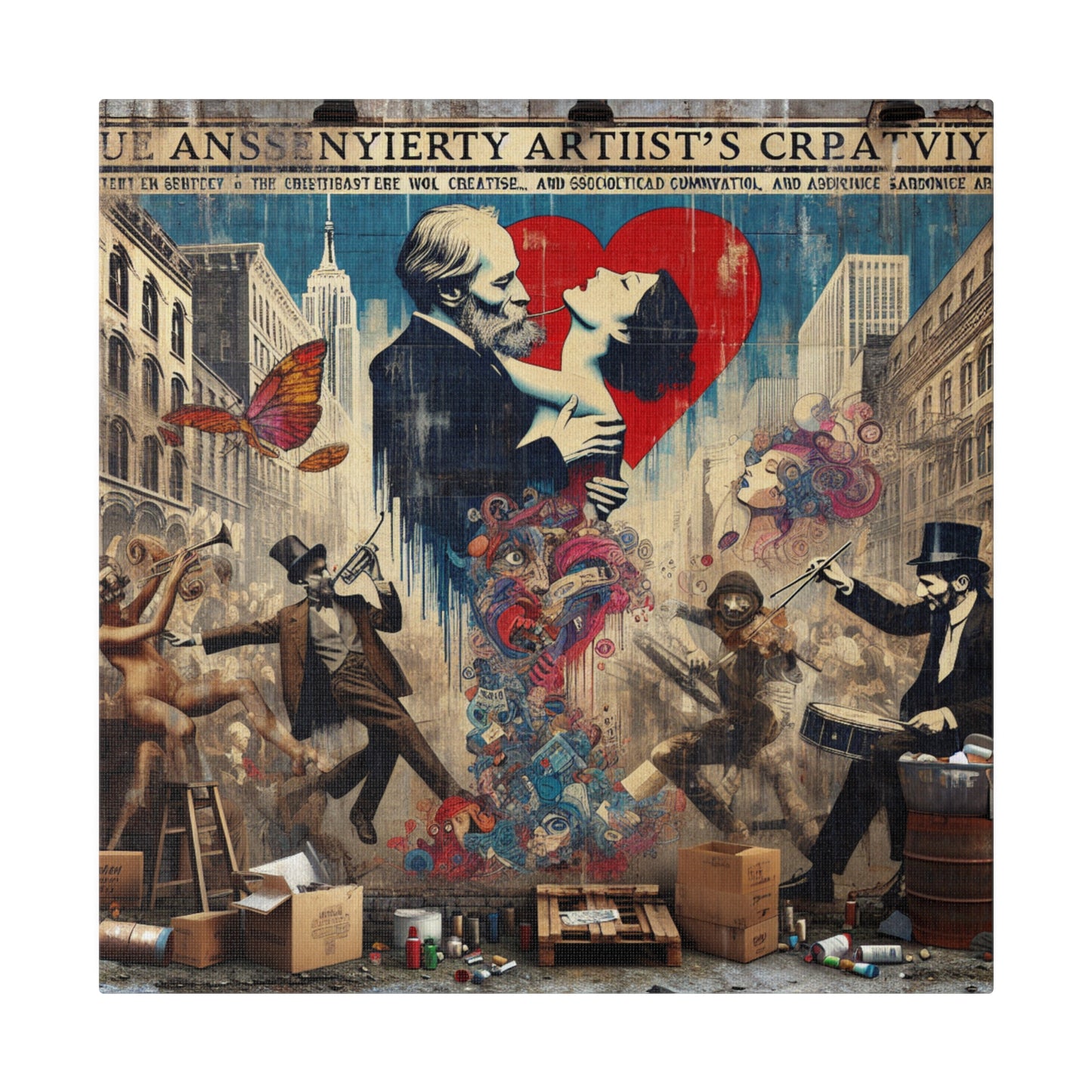 Retro Rhapsody - Canvas