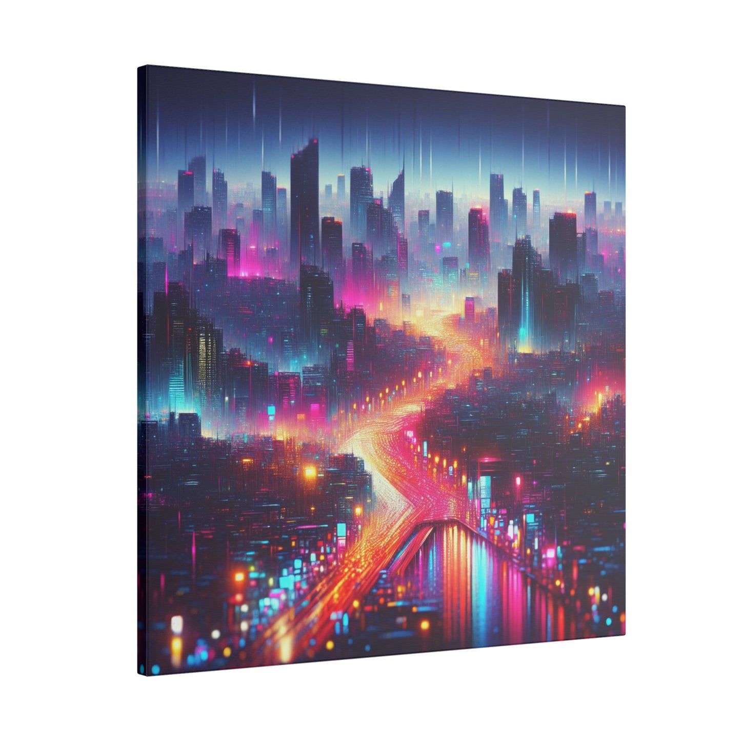 Neon Dreamscapes - Canvas