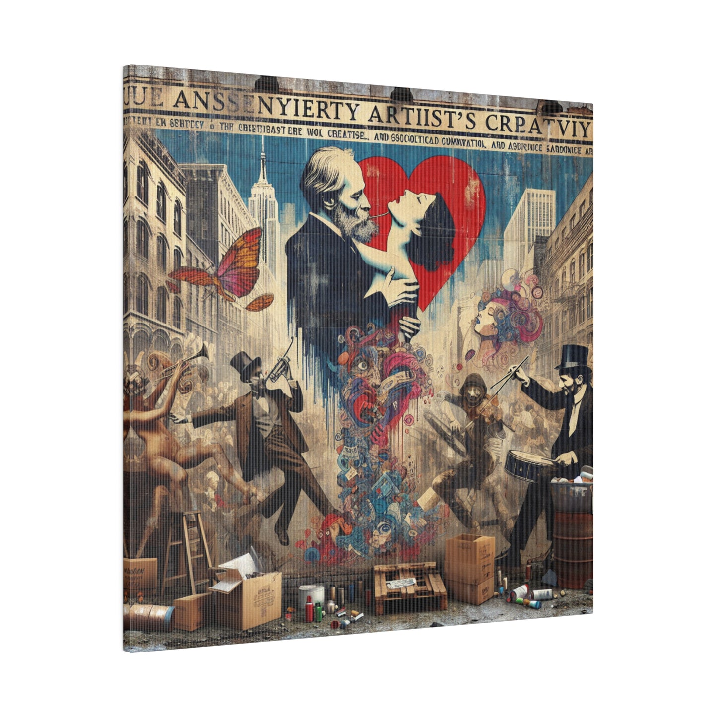 Retro Rhapsody - Canvas