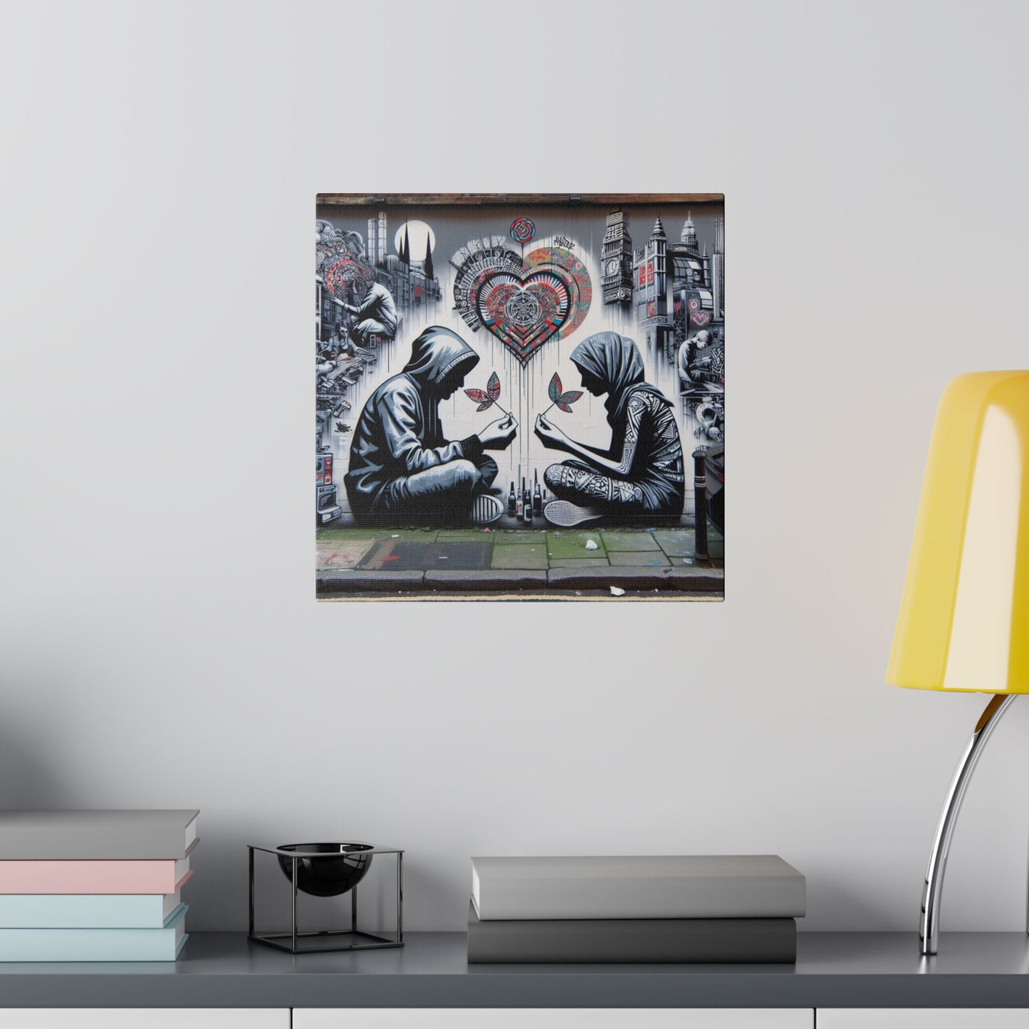 Neon Dreams of the 90s - Canvas