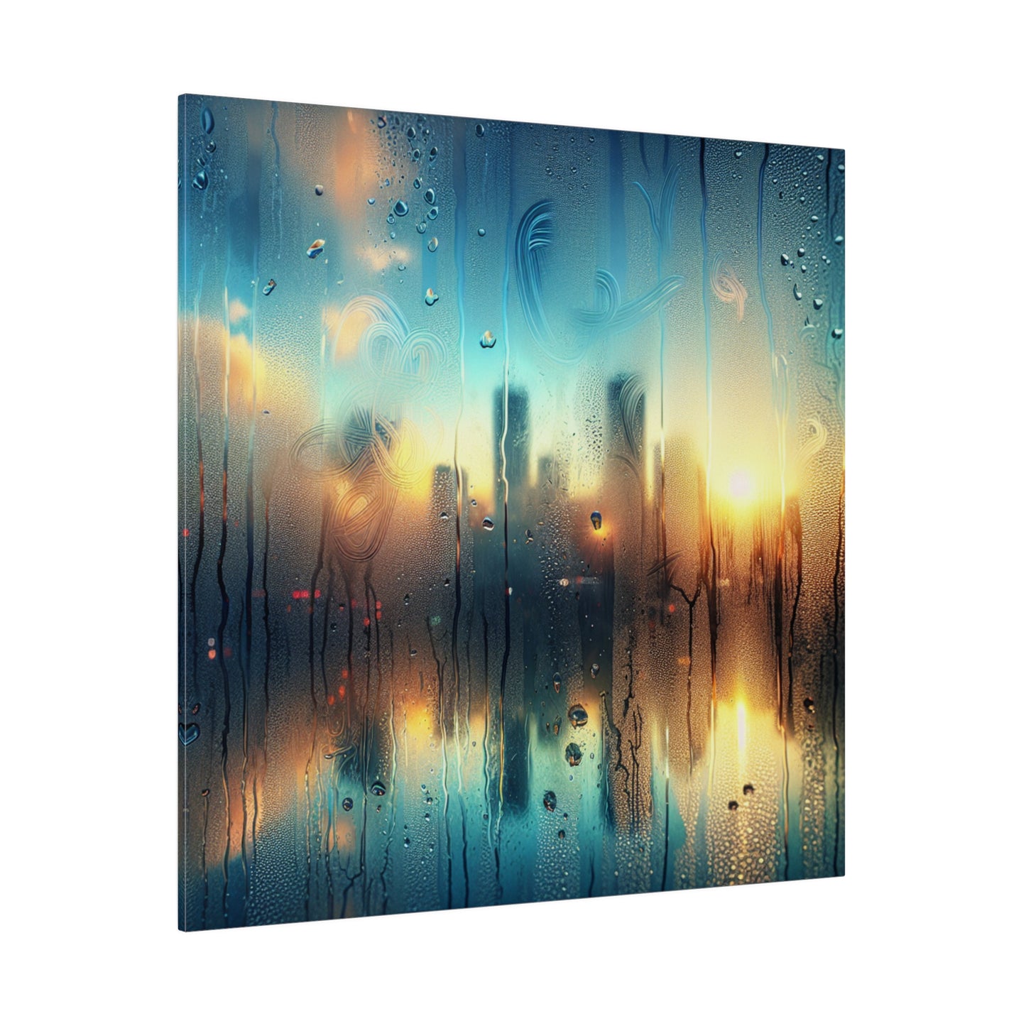 Retro Visions: A City - Canvas