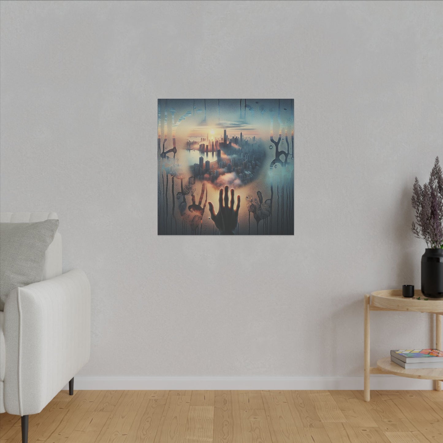 Retro Revival: A Visual Tapestry - Canvas