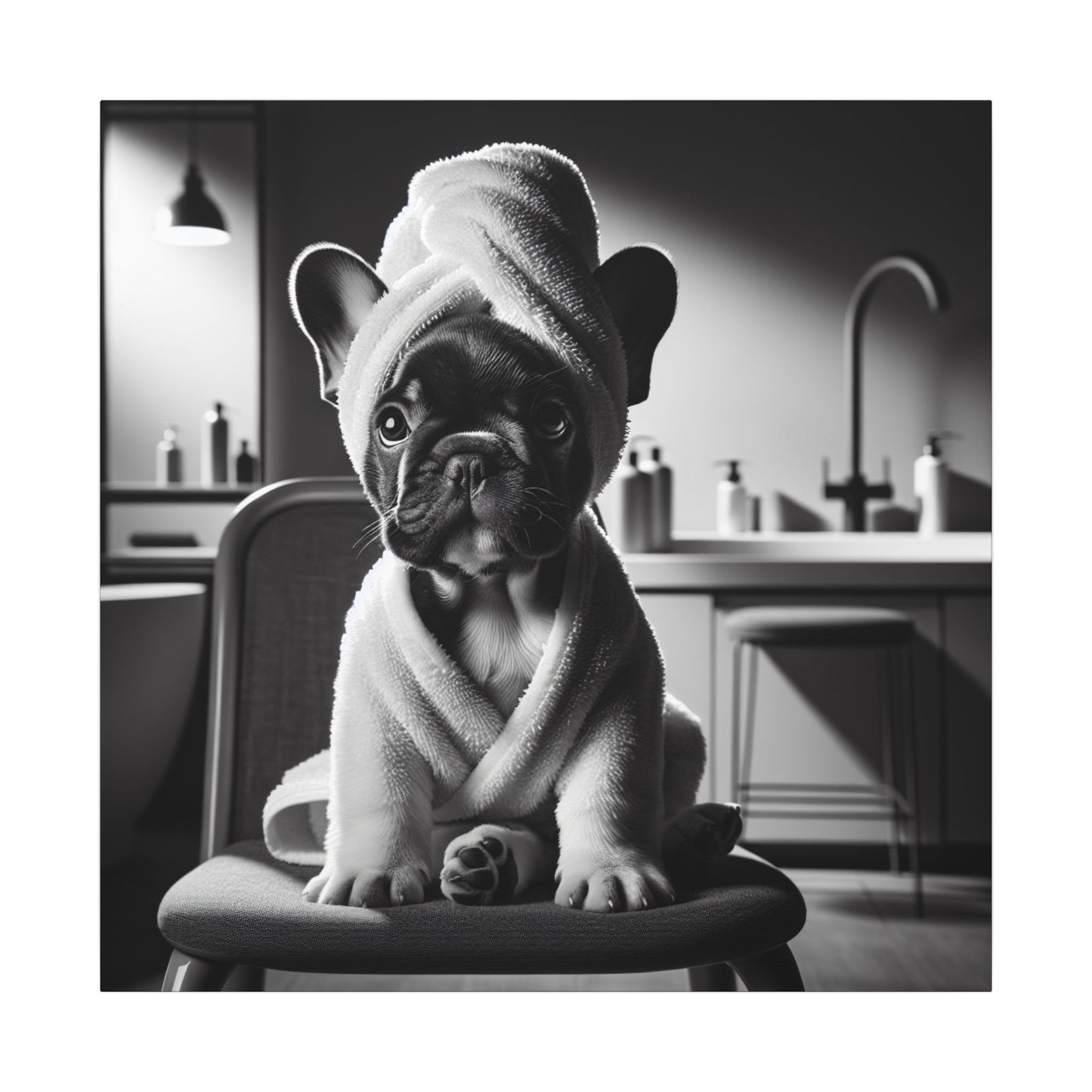 French Bull Dog Spa Experience - Canvas