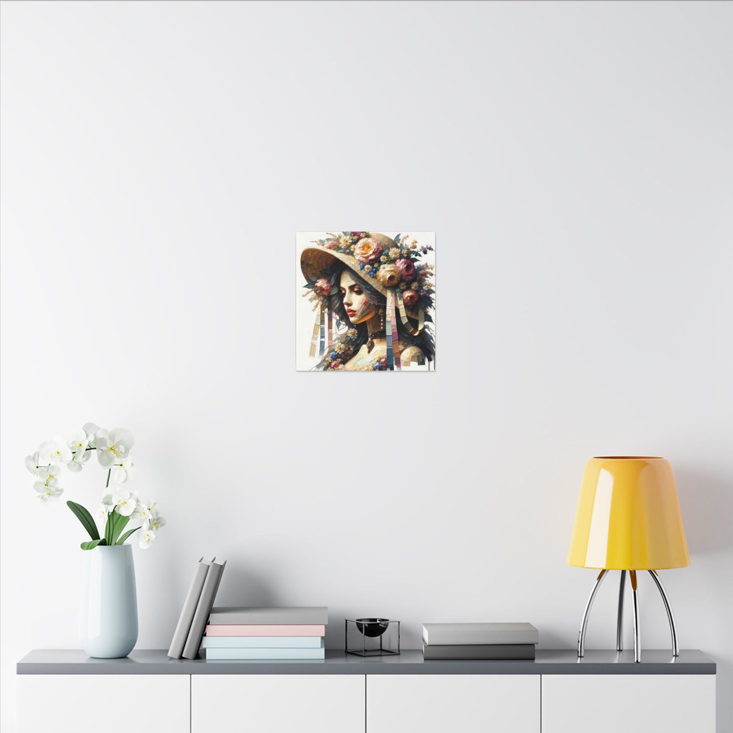 Angel in Bonnet - Canvas