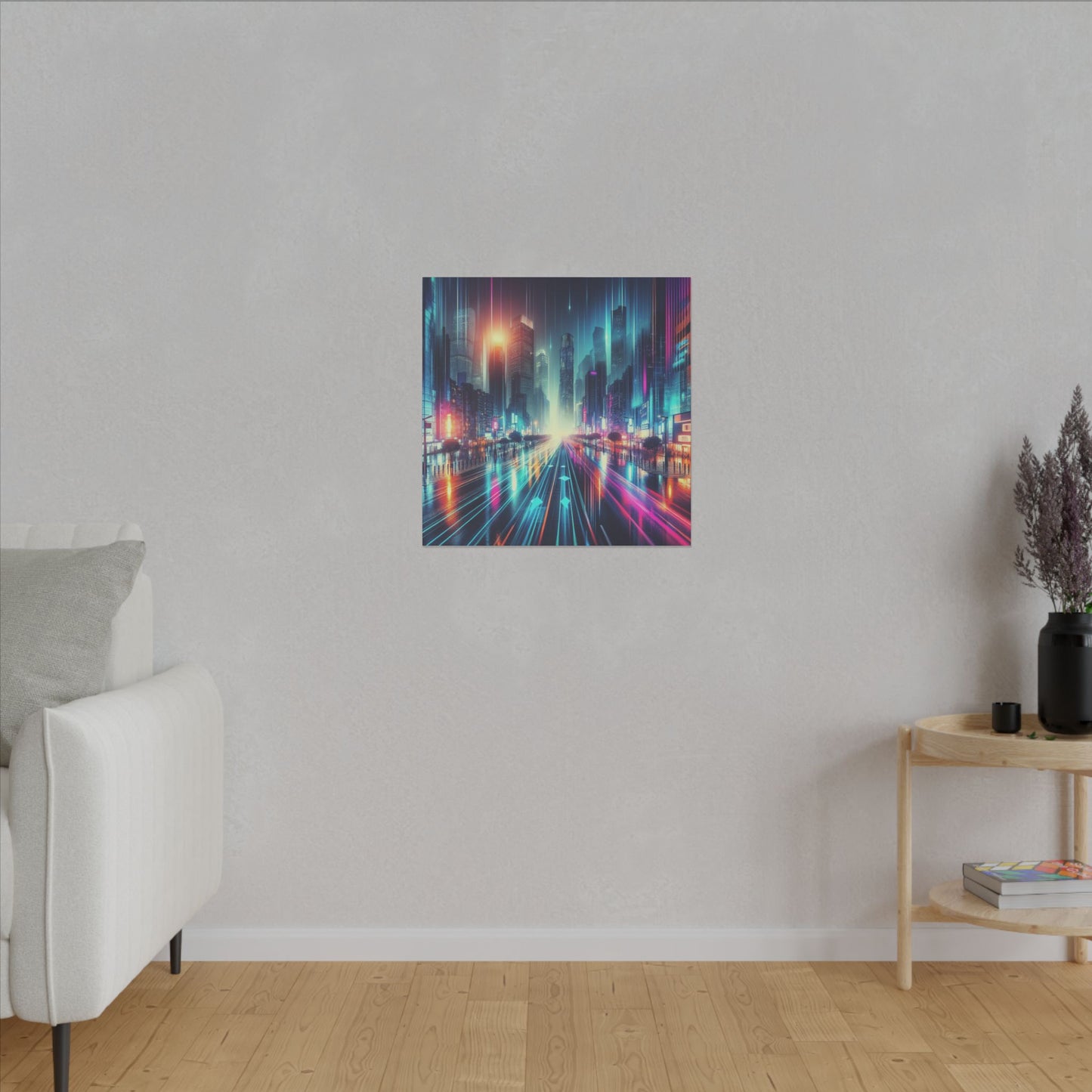 Neon Nostalgia - Canvas