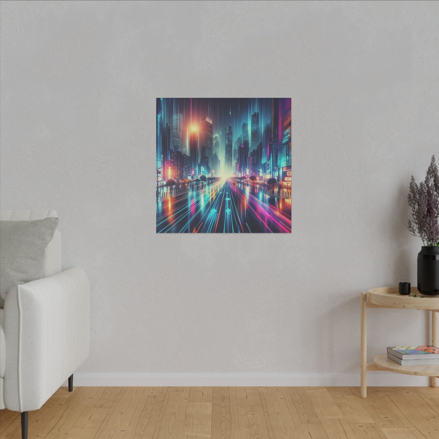 Neon Nostalgia - Canvas