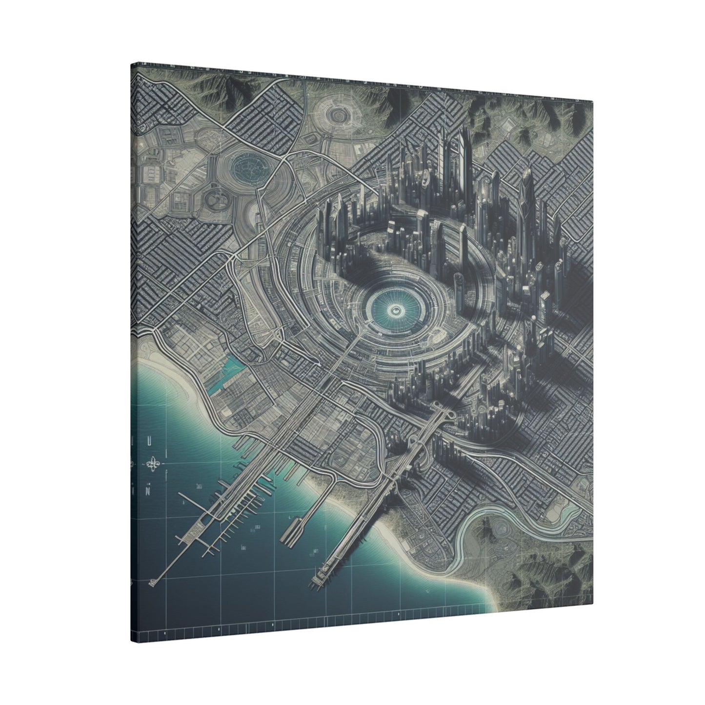 Cartogtopia 2000 - Canvas