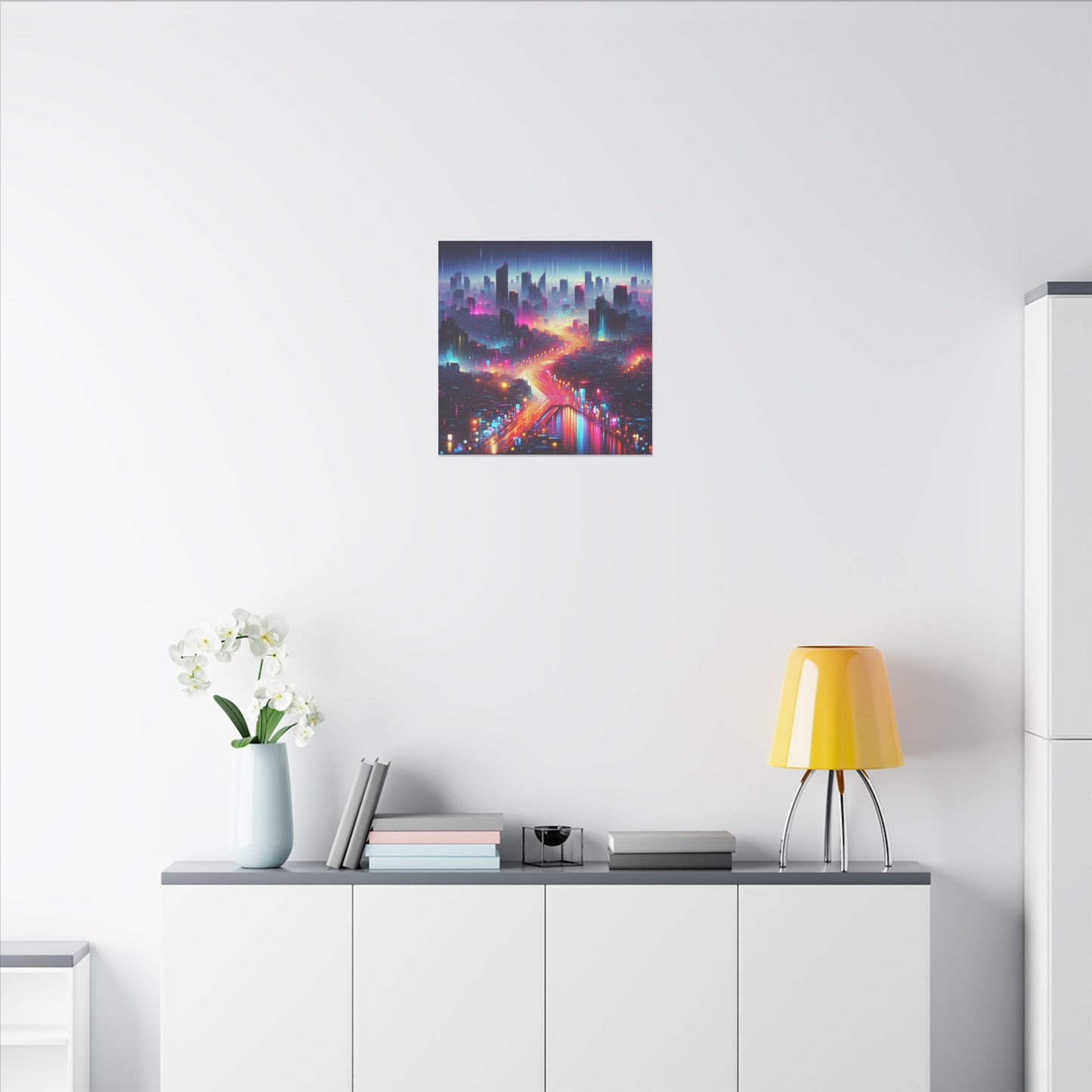 Neon Dreamscapes - Canvas