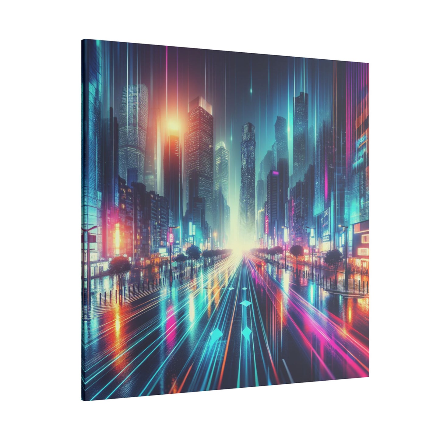 Neon Nostalgia - Canvas